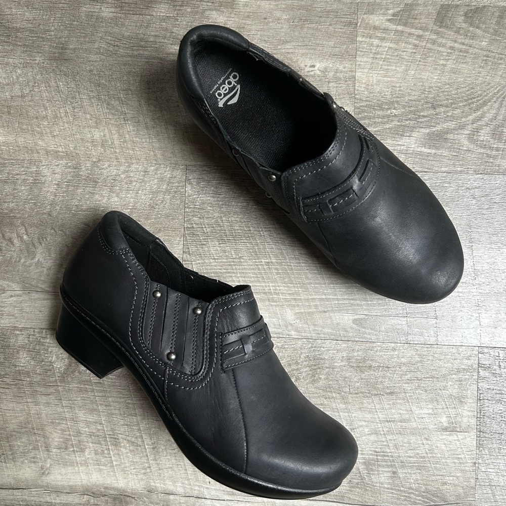 Abeo Carina 24/7 slip resistant clogs black size 9.5